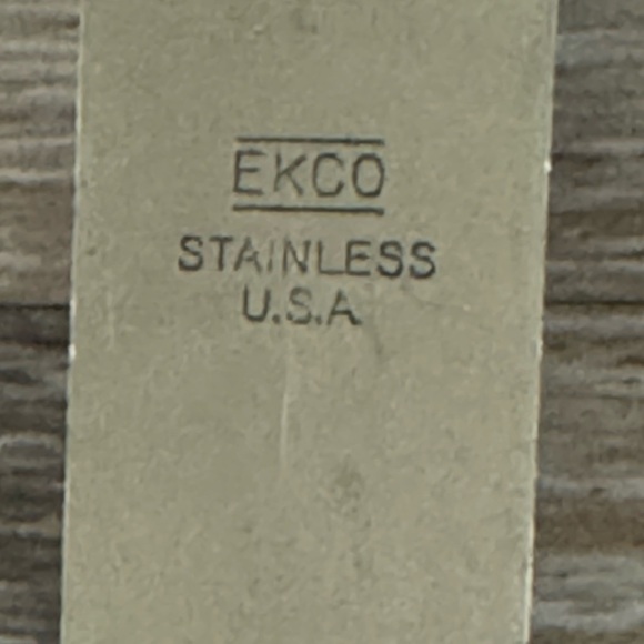 Vintage Ekco Country Garden Utensils Lot of 3 Meat Fork, Spatula, Spreader 70’s - Picture 3 of 8